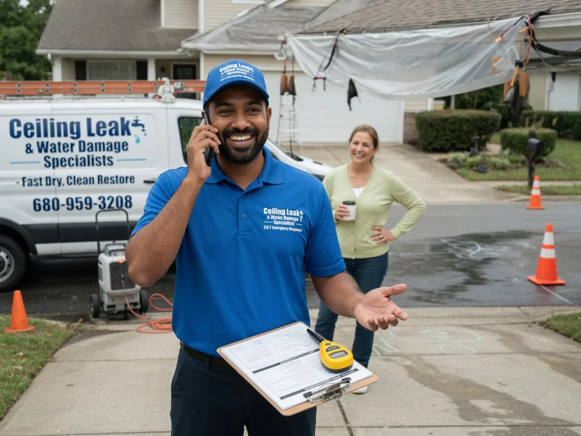 Ceiling Leak Cleanup Hartford, AR FAQs